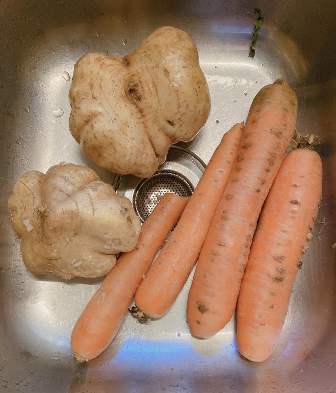 Củ… còn vỏ
